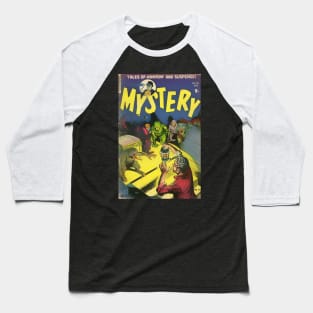 Pulp Horror Mr. Mystery Baseball T-Shirt